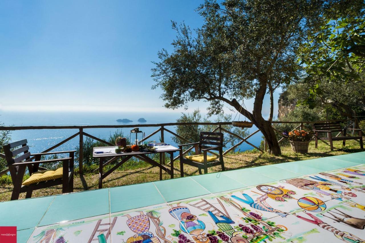 Il Nibbio Lägenhet Piano di Sorrento Exteriör bild