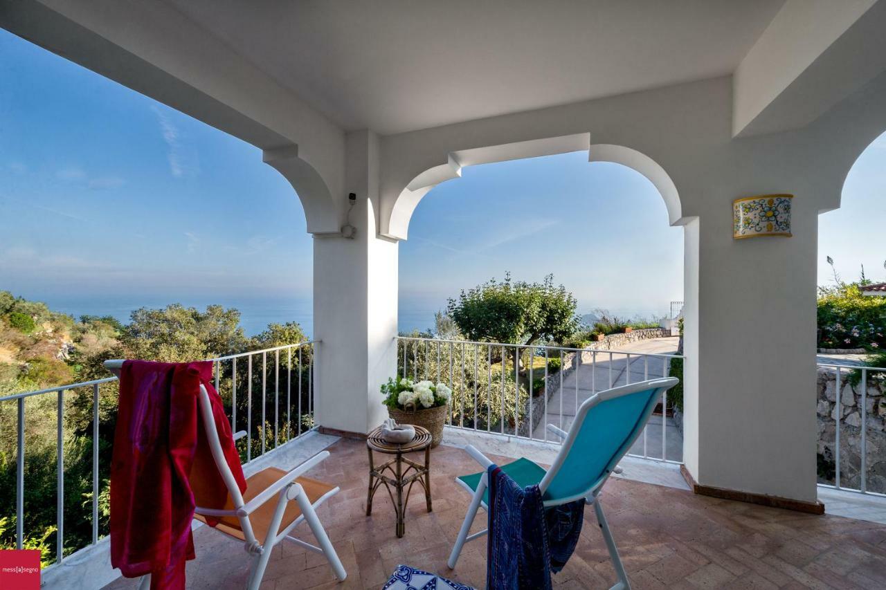 Il Nibbio Lägenhet Piano di Sorrento Exteriör bild
